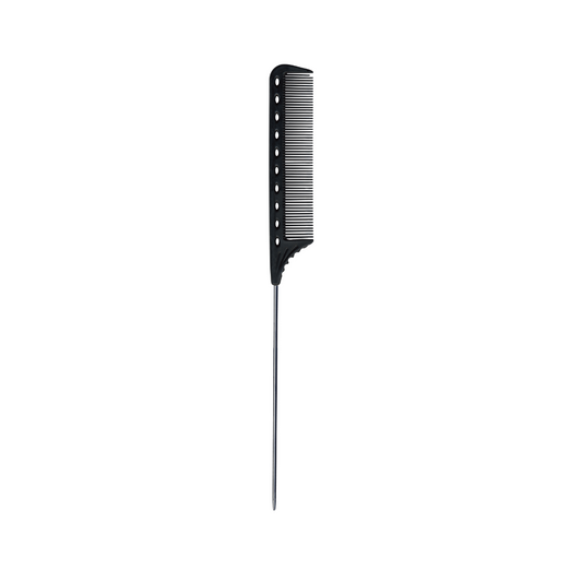 YS Park 122 Tail Comb Black (Metal Tail)
