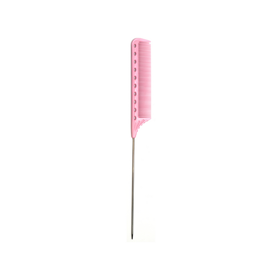 YS Park 122 Tail Comb Dolly Pink (Metal Tail)