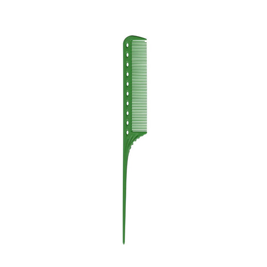 YS Park 101 Tail Comb Green Metal