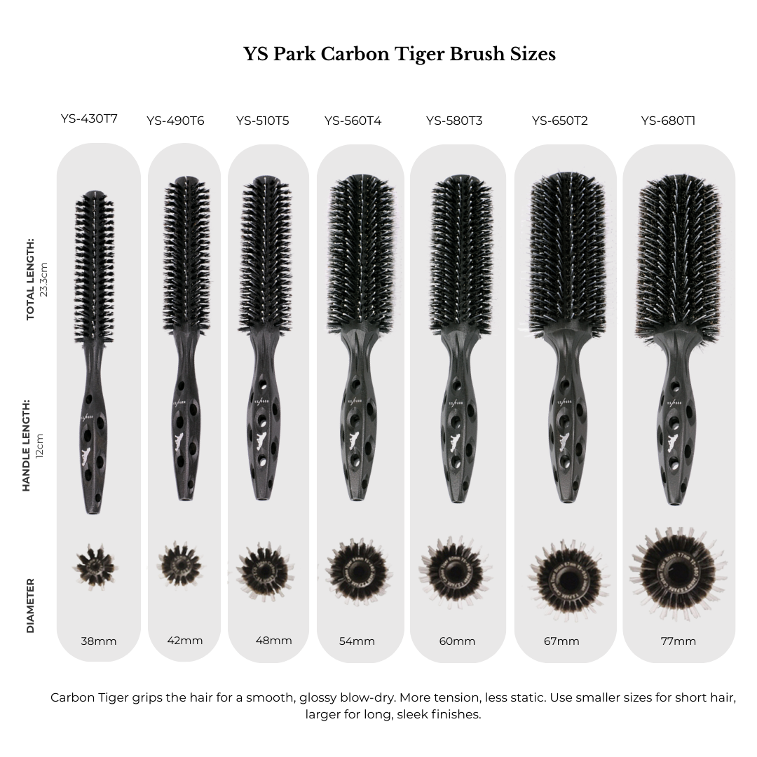 YS Park Carbon Tiger Styler YS-430T7 Extra Small Barrel